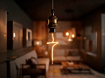 LÂMPADA LED FILAMENTO TASCHIBRA LOOP GLASS 4W AMBAR E27