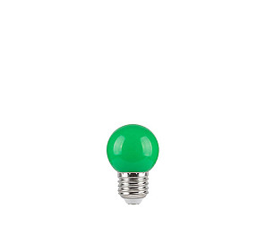 LÂMPADA LED BOLINHA VERDE 1W TASCHIBRA