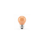 LÂMPADA INCANDESCENTE BOLINHA LARANJA 15W TASCHIBRA