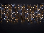 CORTINA LUMINOSA TASCHIBRA 196 LED ESTÁTICA SIMETRICA COM LED FLASH ISOL BR 3000K