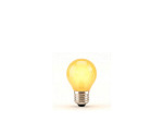 LÂMPADA INCANDESCENTE BOLINHA AMARELA 15W TASCHIBRA