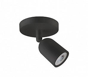 SPOT LED TASCHIBRA DIRECT MR16 BASE CIRCULAR 1X4W PRETA