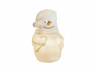 ENFEITE NATALINO TASCHIBRA CHUVISCO BONECO DE NEVE LED PILHA