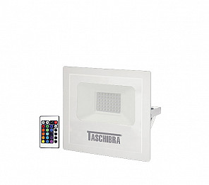 REFLETOR TR LED TASCHIBRA 20W RGB BRANCO