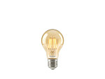 LÂMPADA LED TASCHIBRA FILAMENTO VINTAGE A60 4W AUTOVOLT AMBAR