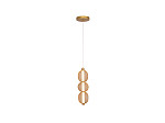 PENDENTE TASCHIBRA LED CÁDIS 3000K 8W OURO/PRETO