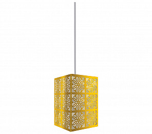 PENDENTE TASCHIBRA RENDA 102 E27 AMARELO