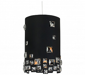 PENDENTE TASCHIBRA UNI 741 PRETO 1xE27