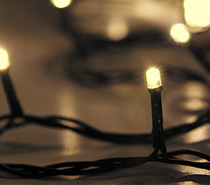 CORDÃO LUMINOSO TASCHIBRA 96 LEDS 8F ISOL VERDE AMARELO