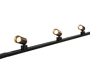 KIT TRILHO TASCHIBRA DIRECT LED PRETO