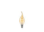 LÂMPADA LED TASCHIBRA FILAMENTO VINTAGE VELA BICO TORCIDO B35 25W