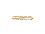 PENDENTE TASCHIBRA LED NEWTON 13W 3000K PRETO/OURO