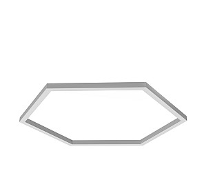 PENDENTE/PLAFON LED TASCHIBRA HEXÁGONO 35 1012X1170mm