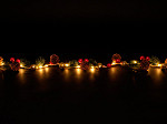 CORDÃO LUMINOSO TASCHIBRA 10 LEDS PINHAS PILHA 3000K
