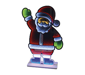 FIGURA ILUMINADA TASCHIBRA LED LUZ INFINITA NOEL ALEGRIA 100CM AUTOVOLT