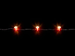 CORDÃO LUMINOSO TASCHIBRA 10 LEDS PRESENTES PILHA 3000K