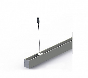 KIT PENDENTE PARA PERFIL TASCHIBRA SPIRE 35X45 1 E 2 METROS BRANCA