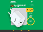 CARREGADOR TURBO USB TASCHIBRA PARA ELETRONICOS Q1