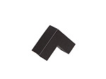 CONECTOR METRIC TASCHIBRA 90° TETO/TETO PRETA