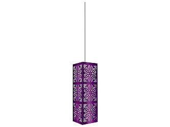PENDENTE TASCHIBRA RENDA 101 E27 ROXO