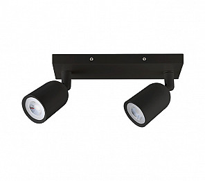 SPOT LED TASCHIBRA DIRECT MR16 BASE LINEAR 2X4W PRETO