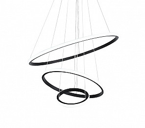 PENDENTE LED TASCHIBRA MONTREAL 3000K 45W PRETO