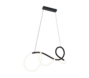 PENDENTE LED TASCHIBRA SCIENCI 3000K 30W PRETO