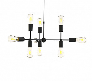 PENDENTE TASCHIBRA EQUILIBRIUM 9XE27 - PRETA