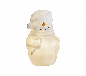 ENFEITE NATALINO TASCHIBRA CHUVISCO BONECO DE NEVE LED PILHA
