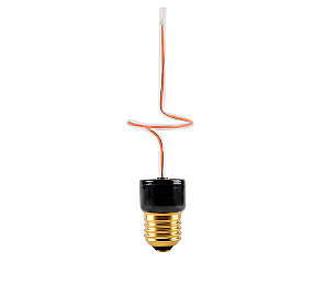 LÂMPADA LED FILAMENTO TASCHIBRA LOOP GLASS 4W AMBAR E27