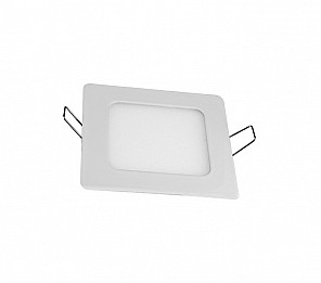 PAINEL LED 6W LUX QUADRADO EMBUTIR