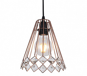 PENDENTE TASCHIBRA DRESS M COBRE 1XE27