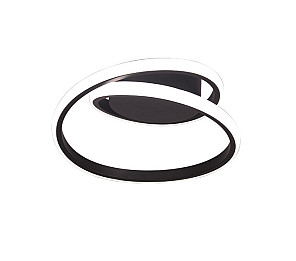 PLAFON TASCHIBRA LED MADRI 3000K 20W PRETO