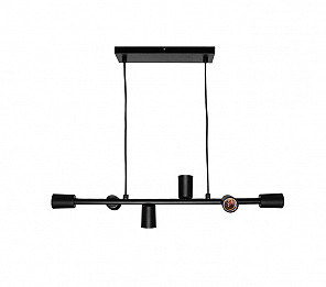 PENDENTE TASCHIBRA BUDS 6XE27 PRETO FOSCO