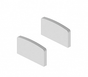 ACESSÓRIOS PERFIL TASCHIBRA  SOPÉ 16X9 TAMPA SOB