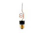 LÂMPADA LED FILAMENTO TASCHIBRA SPIRAL GLASS 4W AMBAR E27