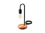 ABF-142 ABAJUR TASCHIBRA FLAM 1XE27 PRETO FOSCO