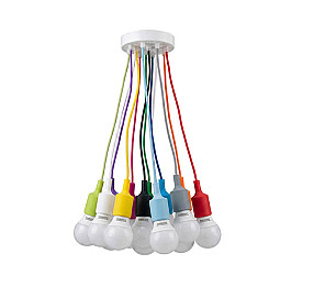 PENDENTE TASCHIBRA DOT COLOR 12XE-27 COLORIDO