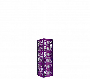 PENDENTE TASCHIBRA RENDA 101 E27 ROXO