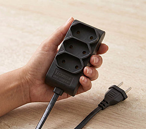 EXTENSÃO TASCHIBRA 3 TOMADAS 2P 5m 10A
