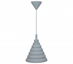 PENDENTE TASCHIBRA MAKE COLOR E-27 CINZA