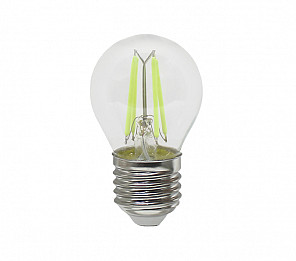 LÂMPADA LED TASCHIBRA FILAMENTO COLOR BOLINHA G45 AUTOVOLT VERDE