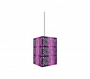 PENDENTE TASCHIBRA RENDA 102 E27 ROXO