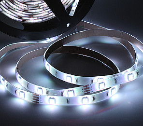 FITA LED 2,5W 30 LEDS/M 3M 12V IP20 BRANCO