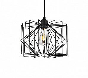 PENDENTE TASCHIBRA ILUSION M PRETO 1XE27