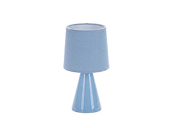 ABAJUR DE CERAMICA POTTERY E27 AZUL 25CM