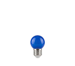 LÂMPADA LED BOLINHA AZUL 1W TASCHIBRA