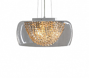 PDG-6195 PENDENTE GIULIA 3XE27 TRANSPARENTE