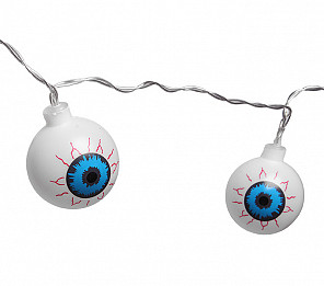 CORDÃO HALLOWEEN TASCHIBRA LED 10 OLHOS 2XAA