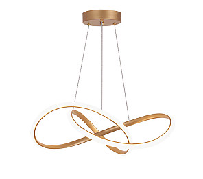 PENDENTE TASCHIBRA LED CAPRI 3000K 36W OURO